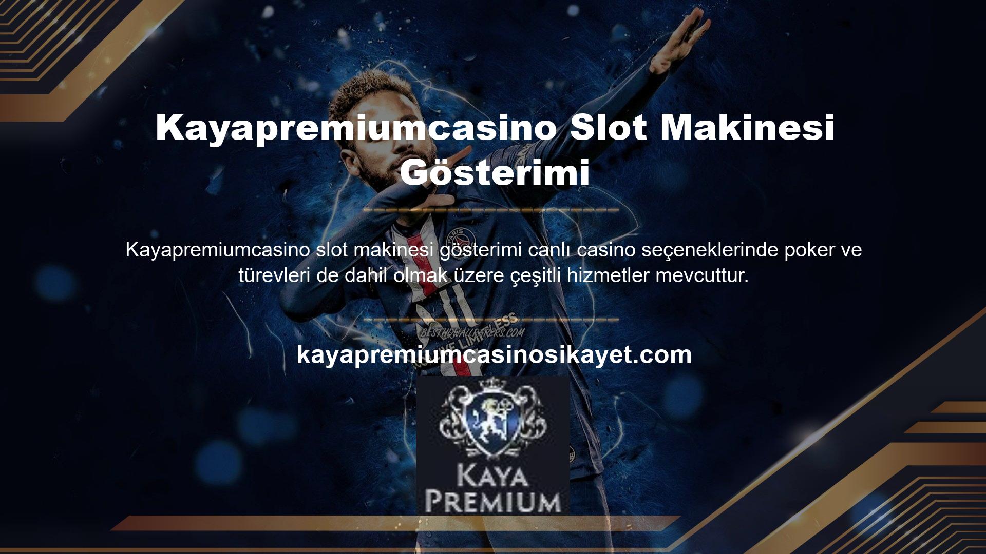 Kayapremiumcasino Casinoda Video Poker en popüler oyun türlerinden biridir
