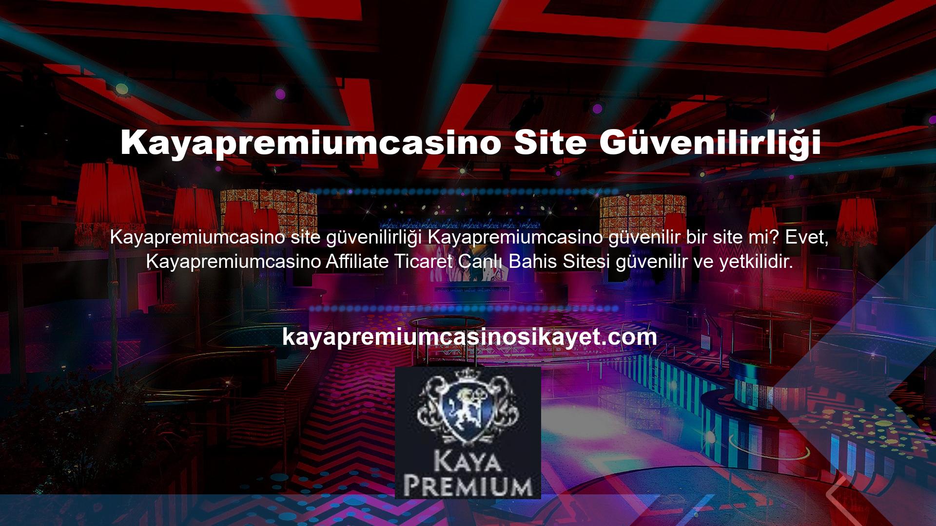 Kayapremiumcasino güvenilir bahis sitelerinden biridir